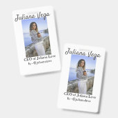 CEO bedrijfseigenaar meisje baas Instagram handvat Badge (Voor- en achterkant)