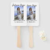 CEO bedrijfseigenaar meisje baas Instagram handvat Handwaaier (Voorkant en achterkant)