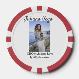 CEO bedrijfseigenaar meisje baas Instagram handvat Poker Chips