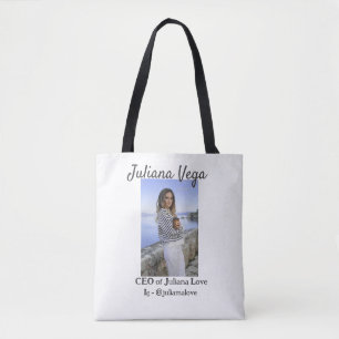 CEO bedrijfseigenaar meisje baas Instagram handvat Tote Bag