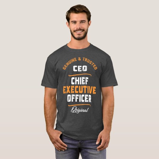 CEO - Chief Executive Officer T-shirt (Voorkant volledig)