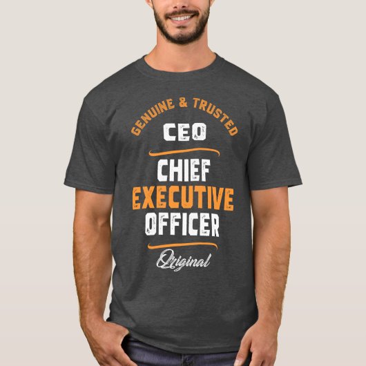CEO - Chief Executive Officer T-shirt (Voorkant)