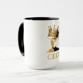 CEO Crown Graphic T-Shirt – Minimalist V2 Mok (Voorkant links)