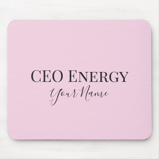 CEO Energy Personalized Mouse Pad – Feminine CEO  Muismat (Voorkant)
