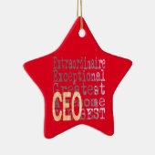 CEO Extraordinaire Keramisch Ornament (Rechts)