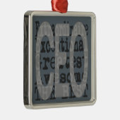 CEO Extraordinaire Metalen Ornament (Rechts)