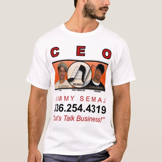 CEO - Jimmy Semaj T-shirt (Voorkant)