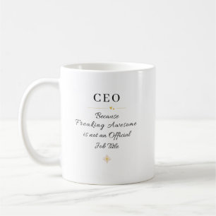 CEO Kantoor Citaat Koffiemok