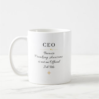 CEO Kantoor Citaat Koffiemok
