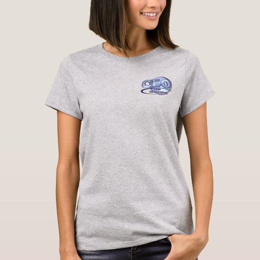 CEO LOGO BLUE CHIEF EXECUTIVE OFFICIER T-SHIRT (Voorkant)