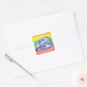 CEO LOGO BLUE CHIEF EXECUTIVE OFFICIER VIERKANTE STICKER (Envelop)