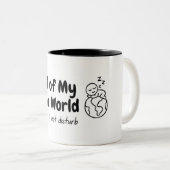 CEO Mok, introverte gevoelens. Tweekleurige Koffiemok (Voorkant rechts)