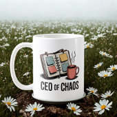 CEO of Chaos | Motherhood Multitasking Humor   Koffiemok