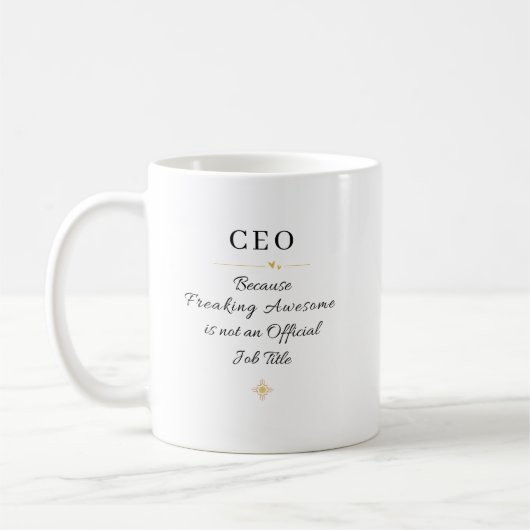 CEO Office Quote Koffiemok (Links)
