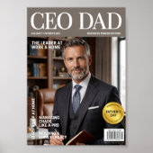 CEO Papa Persoonlijke Vaderdag Poster (Voorkant)