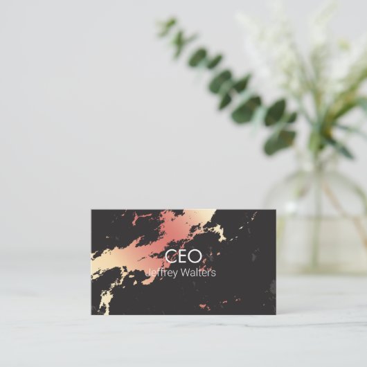 CEO | Professioneel Visitekaartje (Staand voorkant)