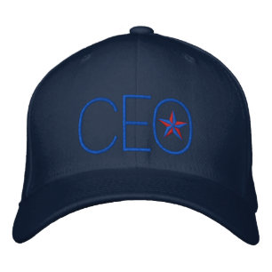 CEO Star Boss Embroidery Geborduurde Pet