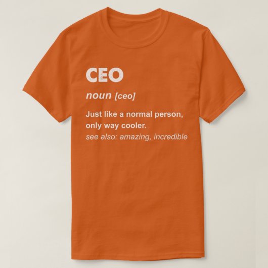 CEO T-SHIRT (Design voorkant)