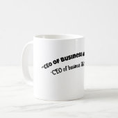 "CEO van bedrijven EN bedtijd Koffiemok (Voorkant links)
