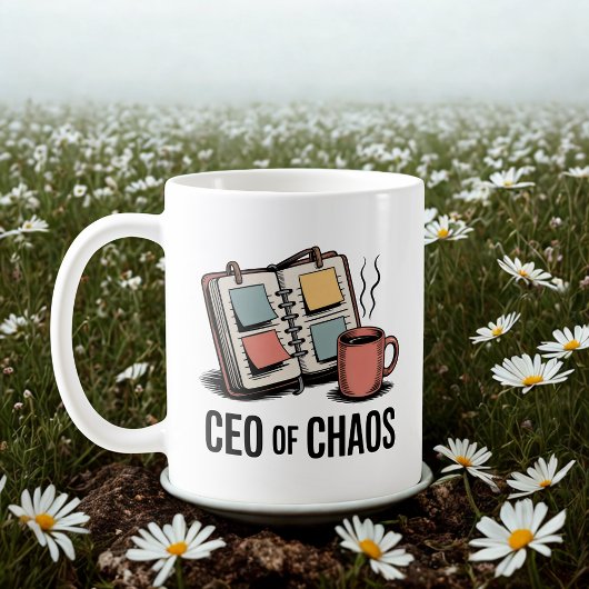 CEO van Chaos | Moederschap Multitasking Humor Koffiemok