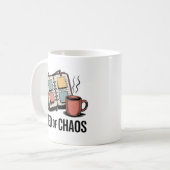 CEO van Chaos | Moederschap Multitasking Humor Koffiemok (Voorkant links)