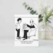 CEO VAN EEN Dummy Corp Briefkaart (Staand voorkant)