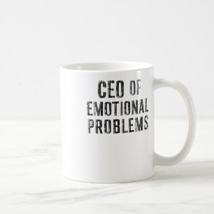 CEO van Emotional Problems Sticker Koffiemok