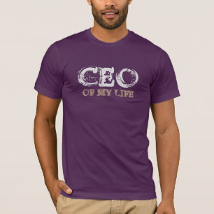 CEO VAN MIJN LEVEN grijs T-shirt