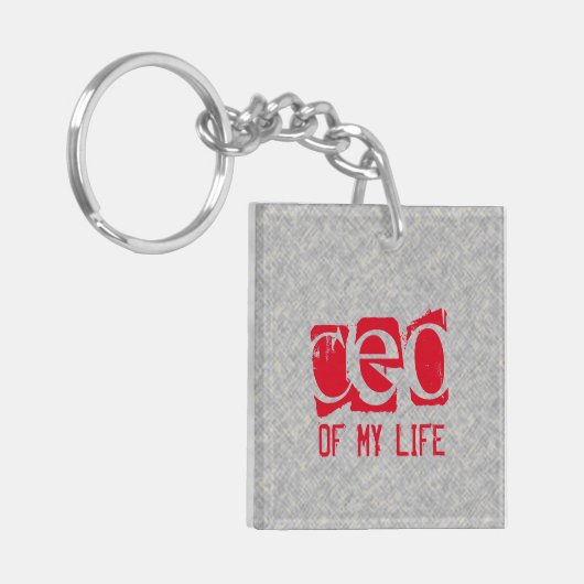 CEO van Mijn leven Sleutelhanger (Voorkant Links)