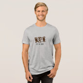 CEO van Mijn lichaam Tri-Blend Shirt (Voorkant volledig)