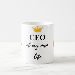CEO van My Own Life - Motivatie Mok voor vrouwen