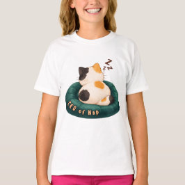 "CEO van Nap" Kat Slapend op de Bank T-shirt