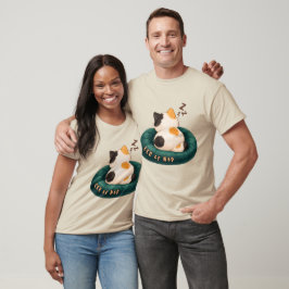 "CEO van Nap" Kat Slapend op de Bank T-shirt