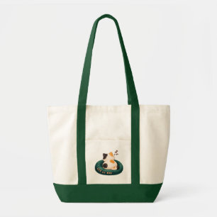 "CEO van Nap" Kat Slapend op de Bank Tote Bag