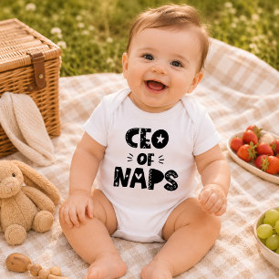 CEO van Naps Cute Moderne Cadeau voor Babyborrel Romper
