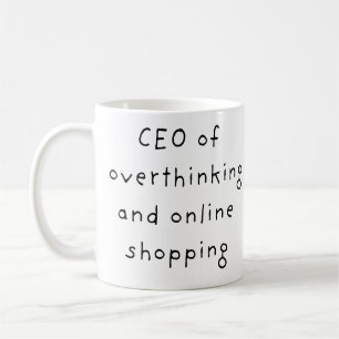 CEO van Overdenken Fun Ceramisch Koffiekopje Koffiemok