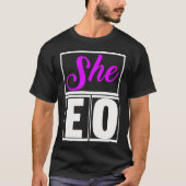 CEO-vrouwen voor kleine bedrijven T-shirt (Voorkant)