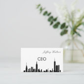 CEO | Zakelijke Visitekaart Visitekaartje (Staand voorkant)