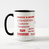 CEO zweert woorden irritant grappig huisdier peeve Mok (Links)