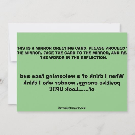 CEOFC1000U - Welcoming Face (MGC URL) Bedankt ca (Achterkant)