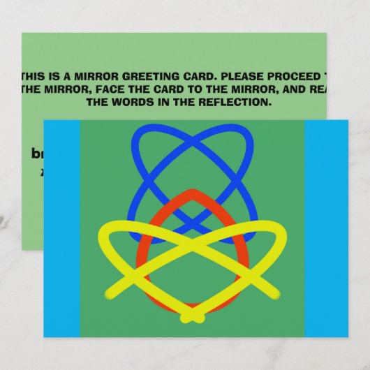 CEOFC1000U - Welcoming Face (MGC URL) Bedankt ca (Voorkant / Achterkant)
