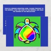 CEOFC1017 - Bloem van het leven Bedankkaart (Voorkant / Achterkant)