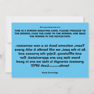 CEOFC1046AG - Team Bedankkaart