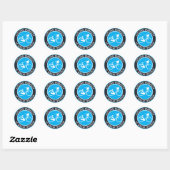 CEoGB logo-stickers Ronde Sticker (Vel)