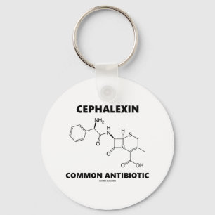 Cephalexine Common Antibioticum (Chemical Molecule Sleutelhanger