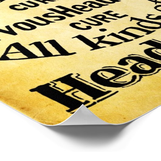 Cephalic Headache Pills Print 1861 (Hoek)