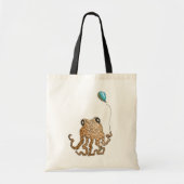 Cephalopod met ballon tote bag (Voorkant)