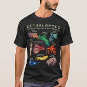 Cephalopod Octopus Squid Cuttlefish T-shirt (Voorkant)
