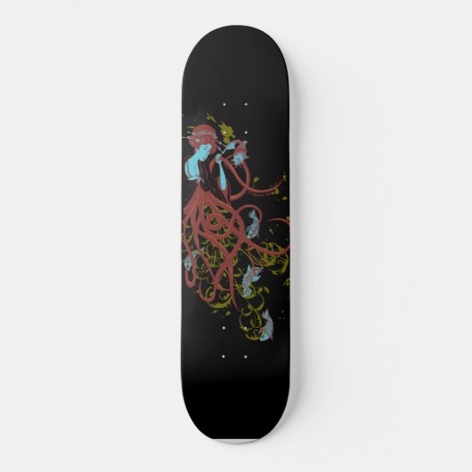 Cephalopod Sushi Skateboard (Voorkant)