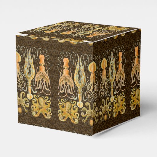 Cephalopoda octopus inktvis mariene Natuur Bedankdoosjes (Voorkant Zijde)